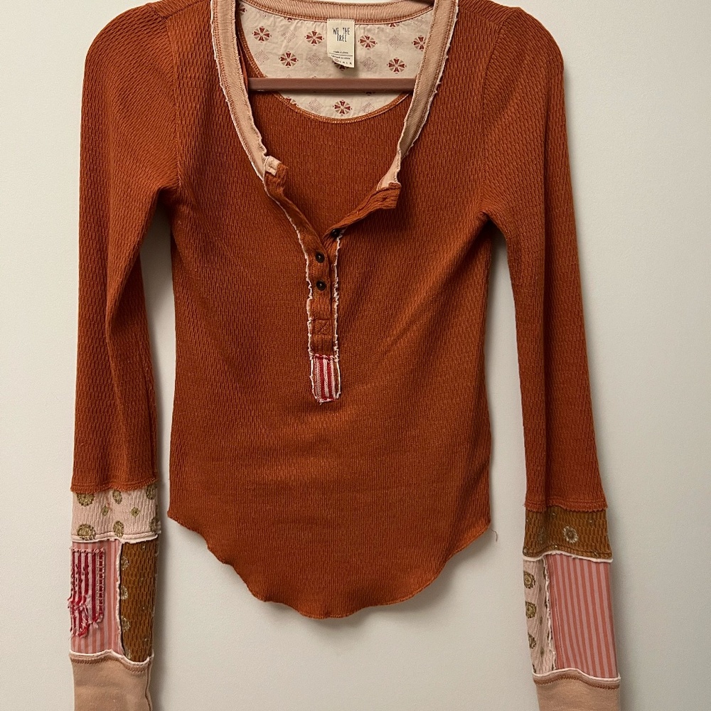 Free People Long Sleeve Layering Top